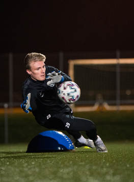 Landskronas målvakt Svante Hildeman