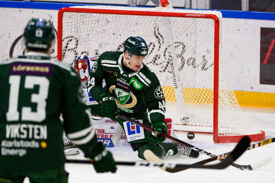 Färjestads Jacob Peterson gör 1-0