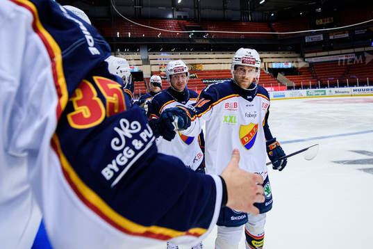 Djurgårdens Tom Wandell jublar