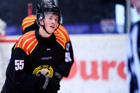 Brynäs Noel Gunler jublar
