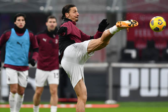 Zlatan Ibrahimovic of Milan
