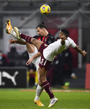 Zlatan Ibrahimovic of Milan