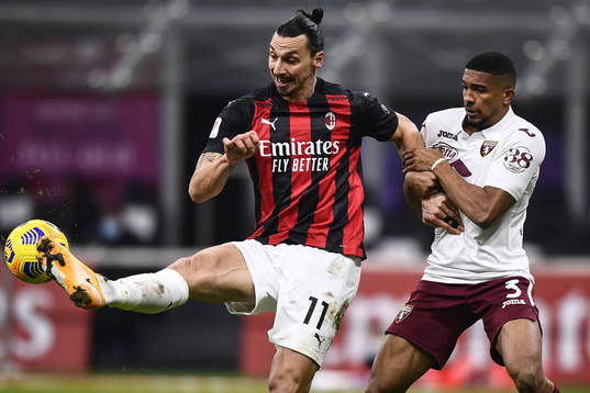 Zlatan Ibrahimovic of Milan