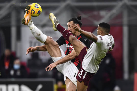 Zlatan Ibrahimovic of Milan