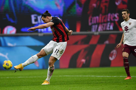 Zlatan Ibrahimovic of Milan