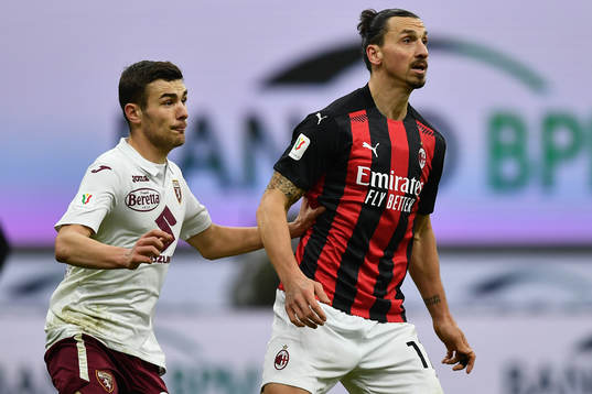 Zlatan Ibrahimovic of Milan