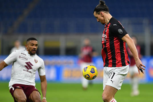 Zlatan Ibrahimovic of Milan