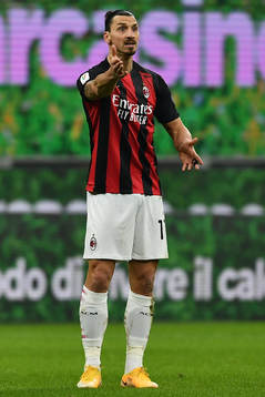 Zlatan Ibrahimovic of Milan