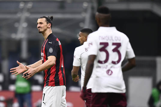 Zlatan Ibrahimovic of Milan