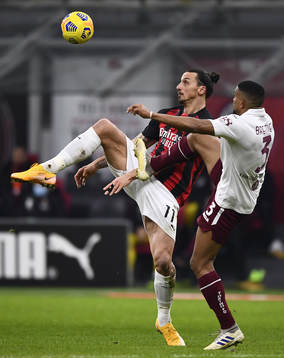 Zlatan Ibrahimovic of Milan