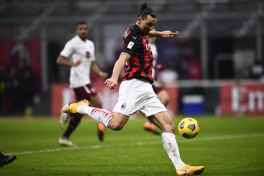 Zlatan Ibrahimovic of Milan