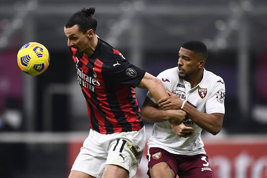Zlatan Ibrahimovic of Milan