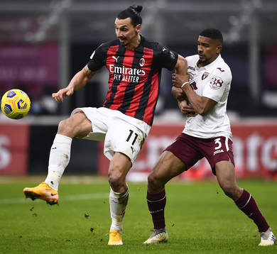 Zlatan Ibrahimovic of Milan