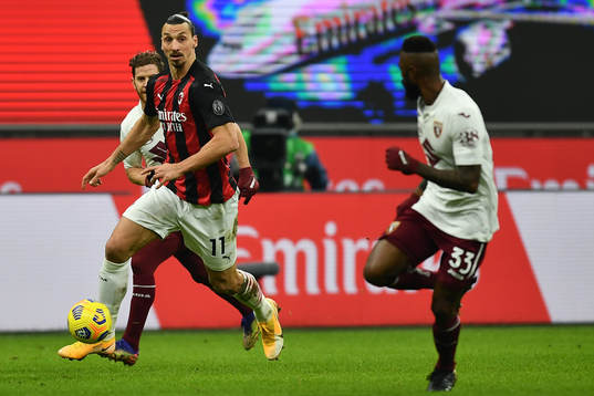 Zlatan Ibrahimovic of Milan