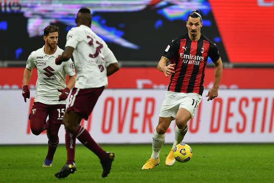 Zlatan Ibrahimovic of Milan