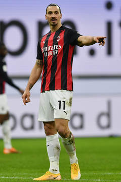Zlatan Ibrahimovic of Milan