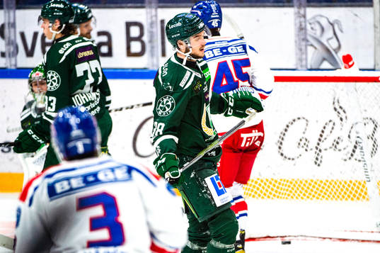 Färjestads Jakob Karlsson Forsbacka deppar 210112