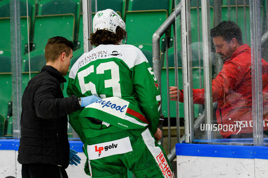 Rögles Moritz Seider lämnar isen