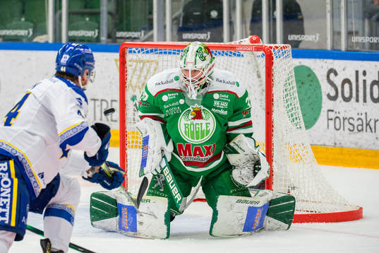 Rögles målvakt Johan Gustafsson