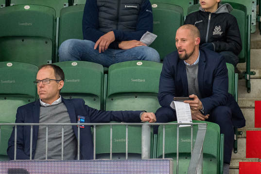 Rögles klubbdirektör Daniel Koch och sportchef Chris