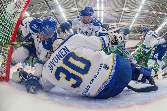 Leksands Jon Knuts, Jonas Ahnelöv och målvakt Janne