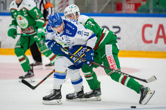 Leksands Martin Karlsson och Rögles Melker Eriksson