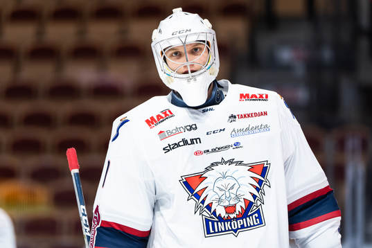 Linköpings målvakt Hugo Ollas