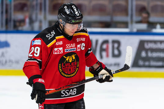 Luleås Erik Gustafsson deppar
