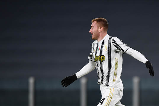 Dejan Kulusevski of Juventus celebrates