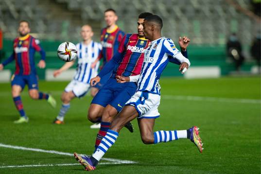 Fotboll, Spanska Supercupen, Semifinal, Real Sociedad -