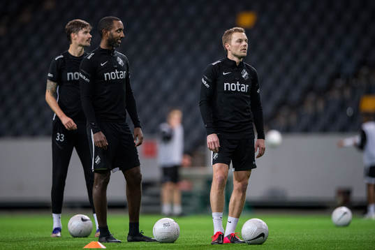 Mikael Lustig, Henok Goitom och Sebastian Larsson