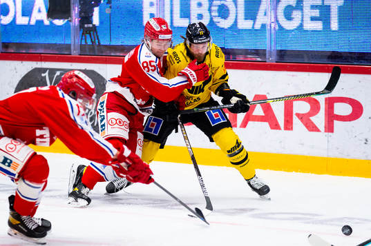 Timrås Filip Westerlund och Västerås Sam Marklund