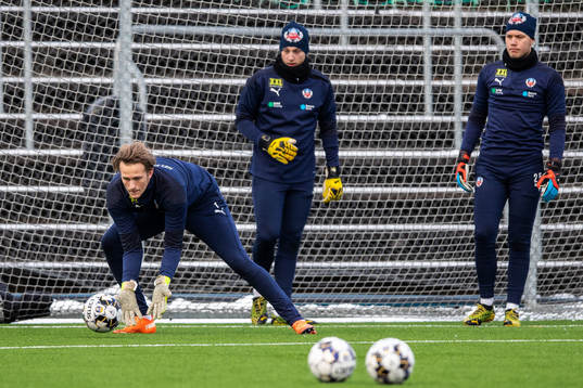 Helsingborgs målvakt Anders Lindegaard, målvakt Ian