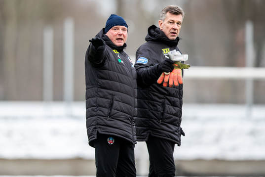 Helsingborgs tränare Jörgen Lennartsson och