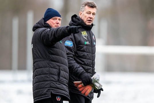 Helsingborgs tränare Jörgen Lennartsson och