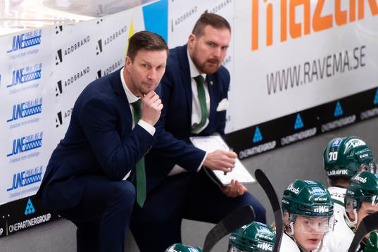 Färjestads huvudtränare Johan Pennerborn
