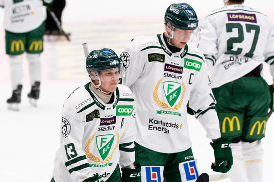 Färjestads Daniel Viksten deppar