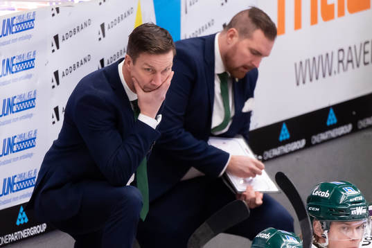 Färjestads huvudtränare Johan Pennerborn