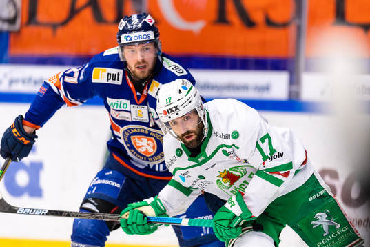 Växjös Martin Lundberg och Rögles Taylor Matson
