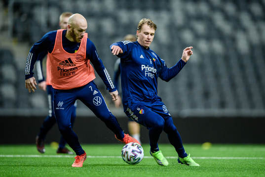 Djurgårdens Magnus Eriksson och Rasmus Schüller