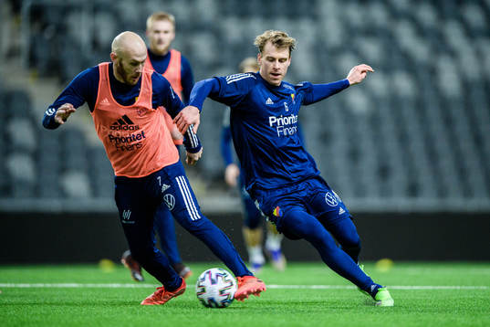 Djurgårdens Magnus Eriksson och Rasmus Schüller