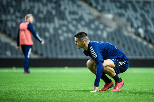 Djurgårdens Haris Radetinac har ont