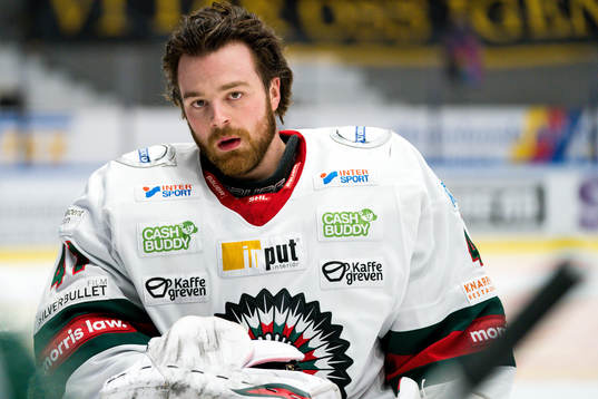 Frölundas målvakt Niklas Rubin