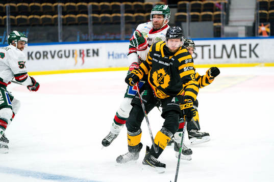 Frölundas Joel Lundqvist och Skellefteås Petter Granberg