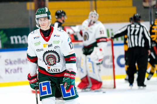 Frölundas Robin Alvarez deppar