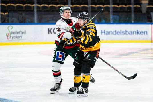 Frölundas Max Friberg och Skellefteås Niclas Burström