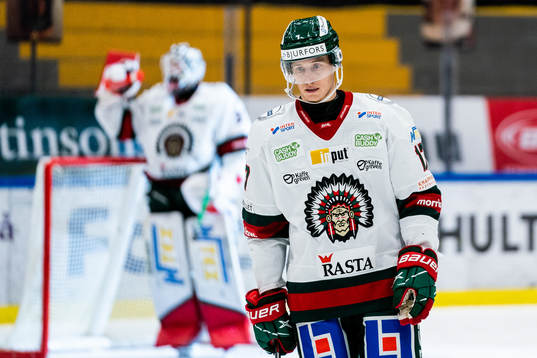 Frölundas Robin Alvarez deppar