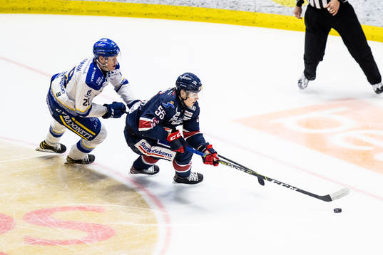 Leksands Emil Heineman och Linköpings Max Lindroth