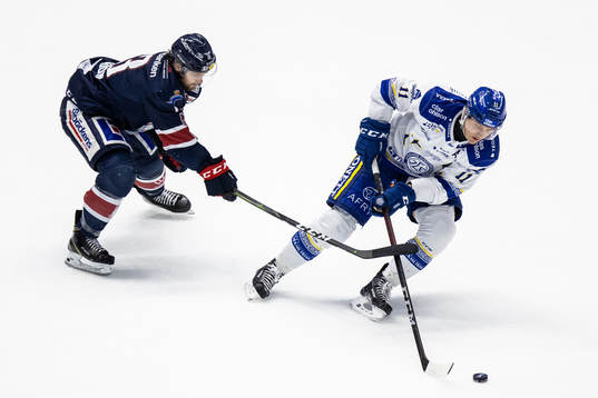 Linköpings Andrew Gordon och Leksands Martin Karlsson