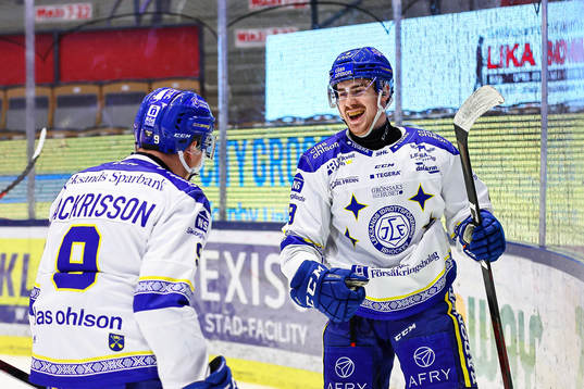 Leksands Matt Caito jublar